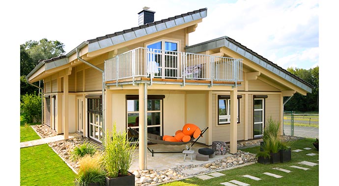 Vöma-Bio-Bau Musterhaus Pro Lifestyle Außenansicht