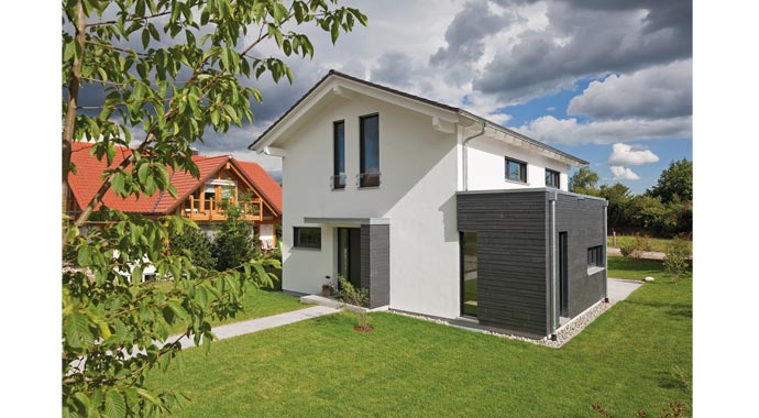 Musterhaus Bad Saulgau von Kampa Außenansicht