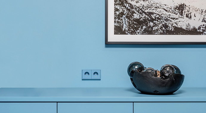 Akzente mit Steckdosen und Lichtschaltern | Foto: JUNG Akzente mit Steckdosen und Lichtschaltern | Foto: JUNG