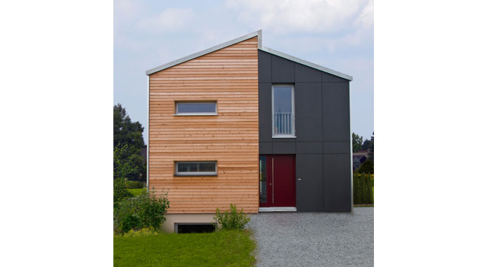 Baufritz-Haus, individuell geplantes Einfamilienhaus