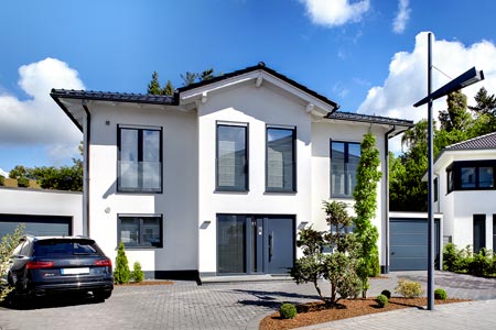 Außenansicht Stadtvilla Karat von Kern-Haus