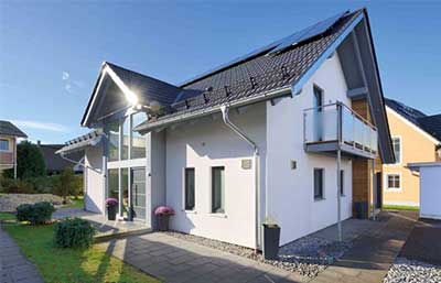 Kampa Musterhaus Poing Außenansicht