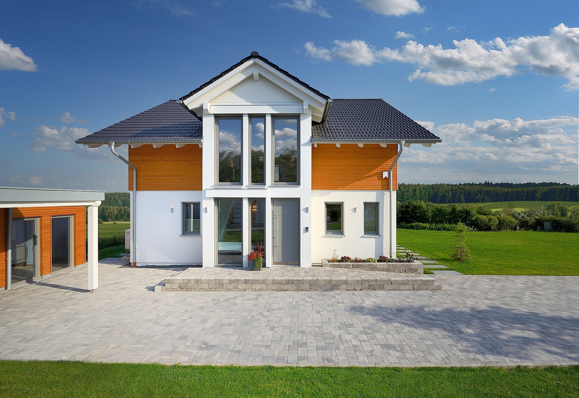 Kampa Musterhaus Heßdorf Außenansicht