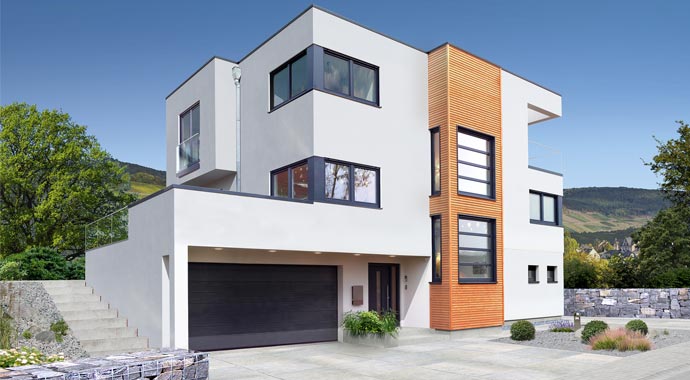 Außenansicht Kundenhaus von STREIF Haus