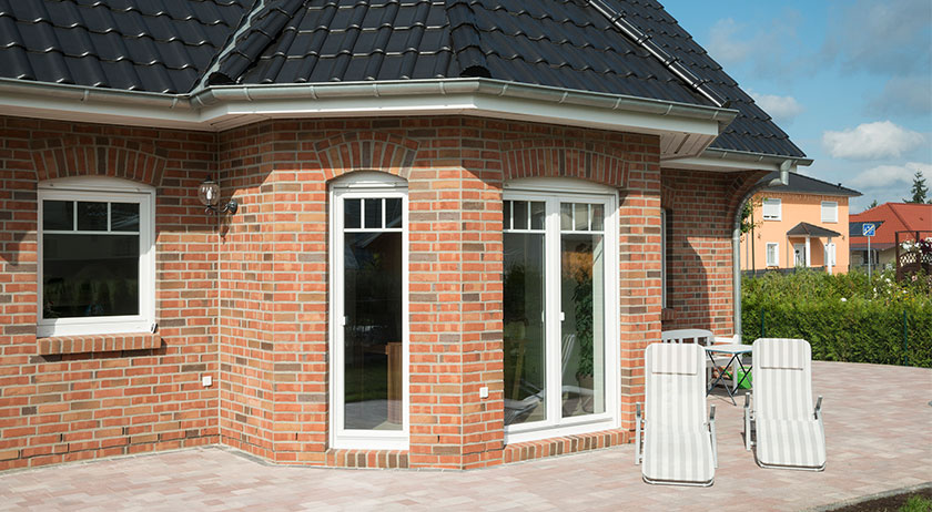 Roth-Massivhaus Friesenhaus Terrasse