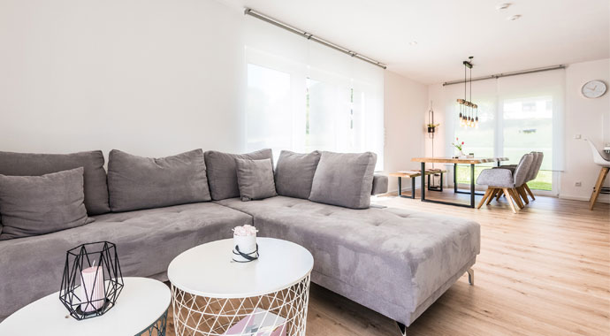 Wohnbereich Kundenhaus Seko von Fingerhut Haus