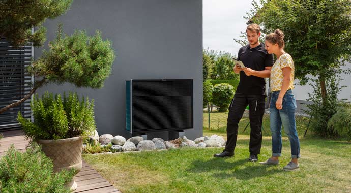 Luft-Wasser-Wärmepumpe Altherma 3 H HT von Daikin