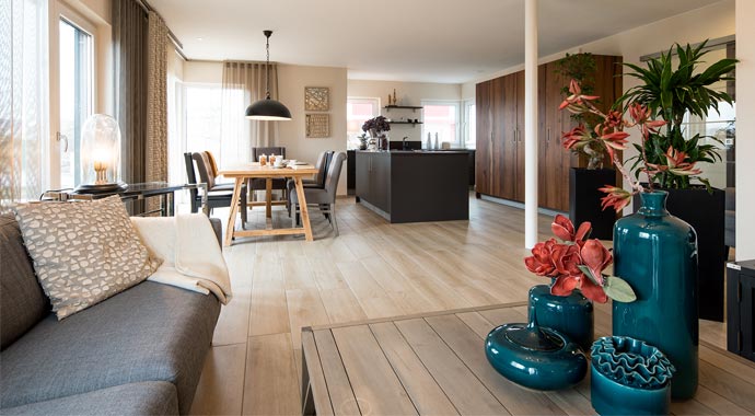 FingerHaus Medley 3.0 Musterhaus Werder Wohnzimmer