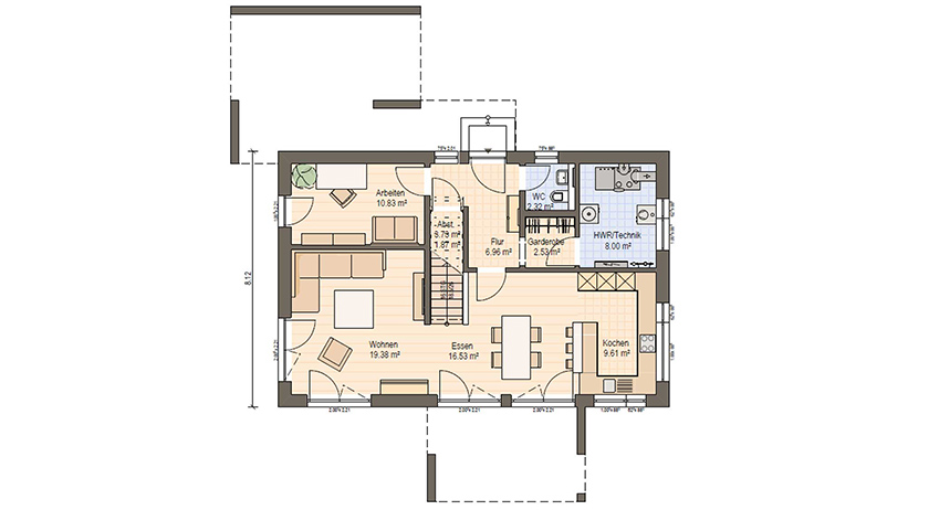Haas MH Mannheim J 159 Grundriss Erdgeschoss