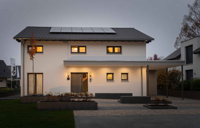 Außenansicht Musterhaus SENTO 503 von FingerHaus