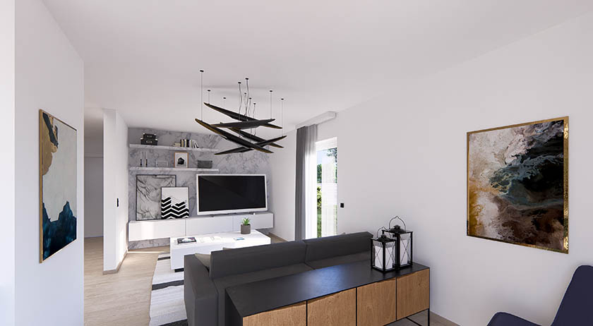 Wohnbereich Apartment 2