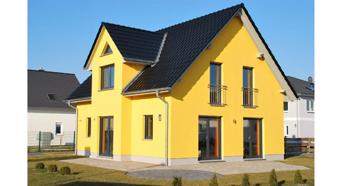 Town & Country Haus Musterhaus Lichthaus 121 Außenansicht