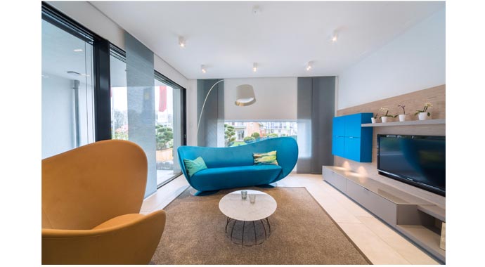 Musterhaus Bad Vilbel I von Okal Haus Wohnbereich