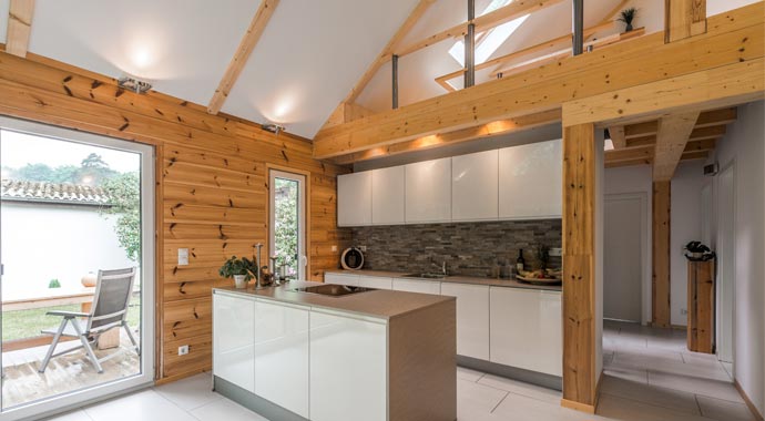 Fullwood Wohnblockhaus Kundenhaus Halterner Berge Küche