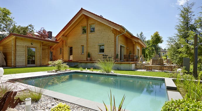 Rems-Murr-Holzhaus Haus Siglingen Außenansicht