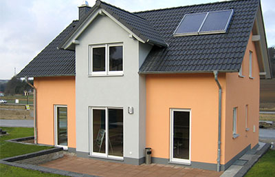 Town & Country Haus Musterhaus Lichthaus 121 Außenansicht