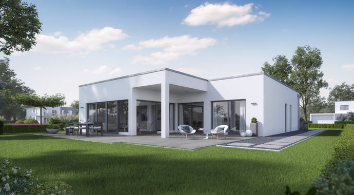 Außenansicht Bungalow Select von Kern-Haus