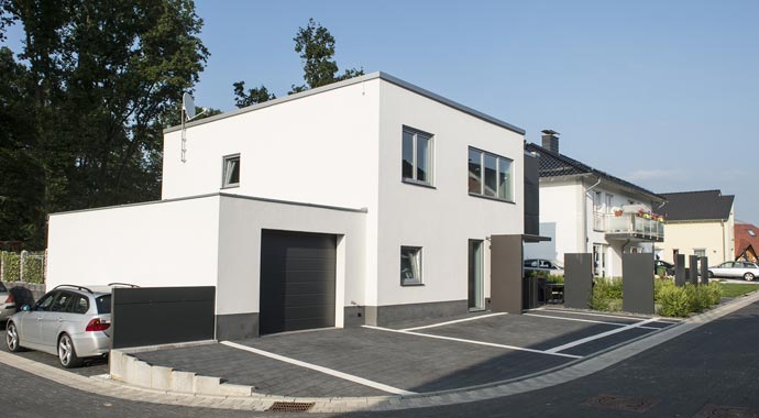 Ytong Bausatzhaus Kundenhaus Flender Außenansicht