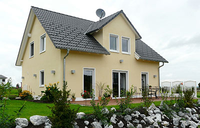 Town & Country Haus Musterhaus Lichthaus 121 Außenansicht