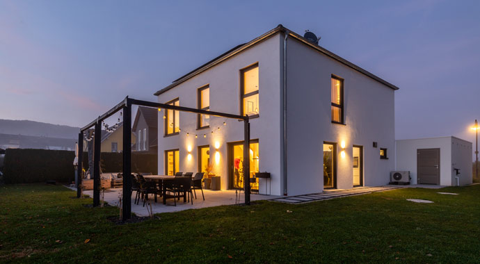 Außenansicht KfW 40 Plus Haus von STREIF Haus