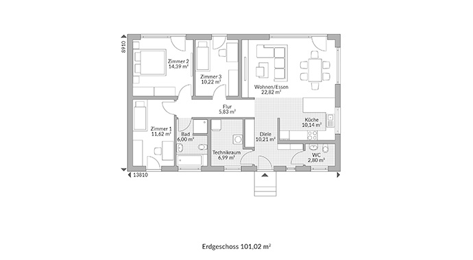 Perfect 101 - Grundriss