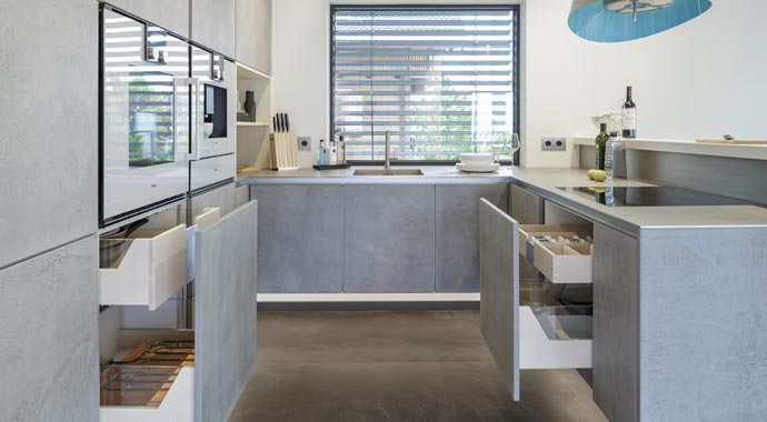 Luxhaus Musterhaus „fine“ Küche