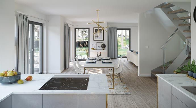 Küche Solitaire-E-165 von Schwabenhaus