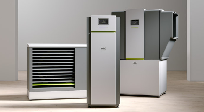 Wärmepumpen-Gruppe x-change dynamic von Kermi