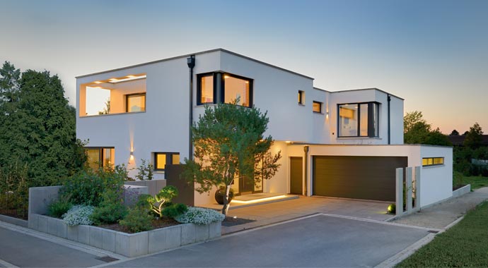 Gruber Naturholzhaus Haus Reichenbach Außenansicht