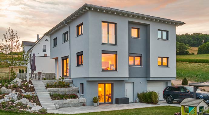 Außenansicht Kaag von Fertighaus WEISS