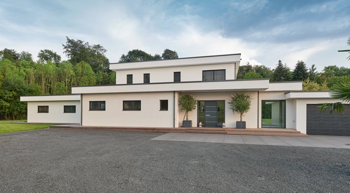 Außenansicht Flachdach 300 von LUXHAUS