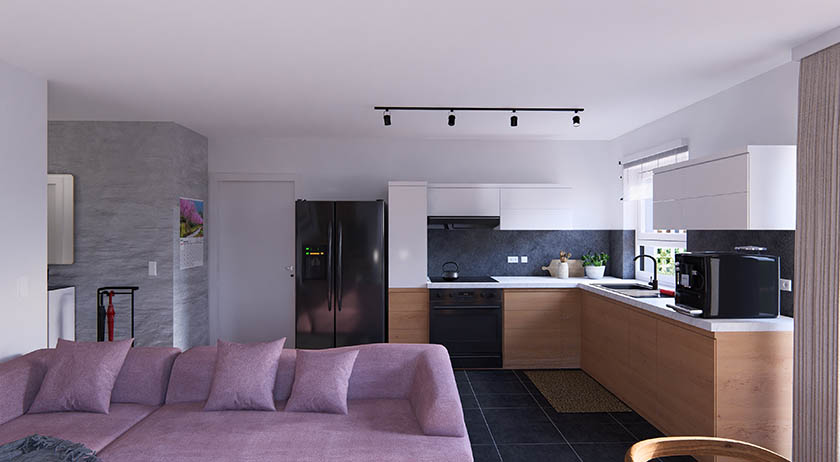 Wohnbereich Apartment 2