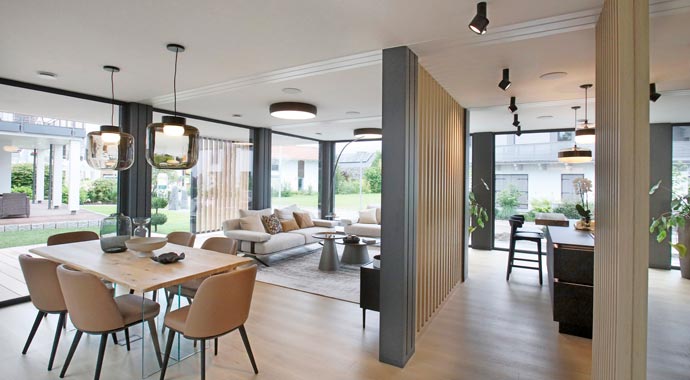 Wohnbereich Bungalow Next 115 von NEXT by Danwood