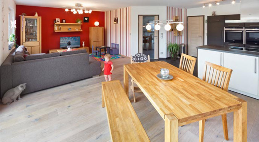 Heinz von Heiden Klassisches Einfamilienhaus Essbereich