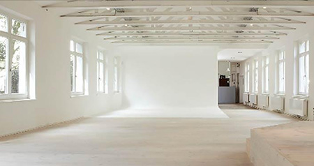 Innenaufnahme eines Studios Innenaufnahme eines Studios
