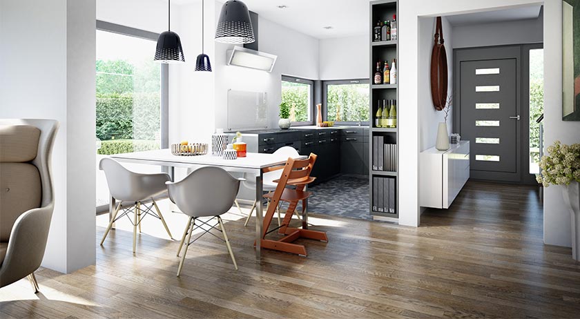 Living Haus Einfamilienhaus Solution 151 V8 Essbereich