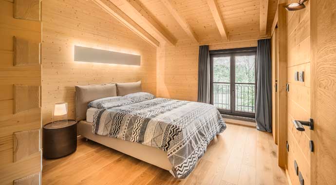 Schlafzimmer Lago Iseo von Rubner Haus