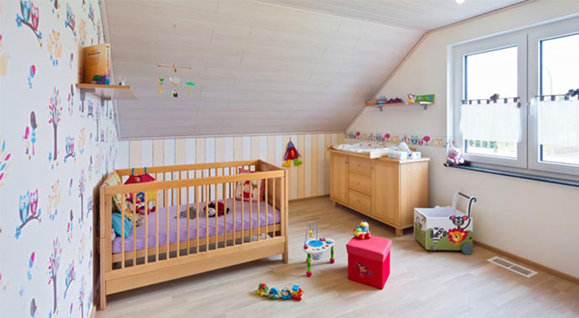 Heinz von Heiden Klassisches Einfamilienhaus Kinderzimmer