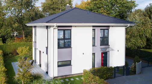 Dan-Wood Musterhaus Park 169W Aussenansicht