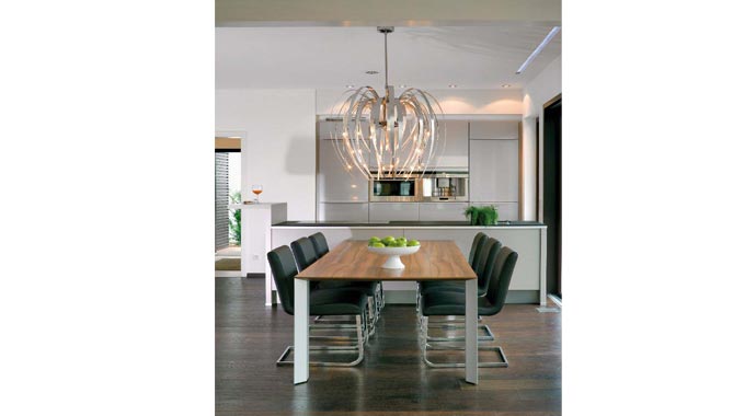 Regnauer Hausbau Musterhaus Vita Cube Fellbach Essbereich