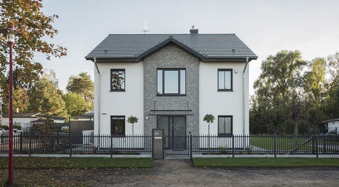 Außenansicht Stadtvilla Modena von Roth-Massivhaus