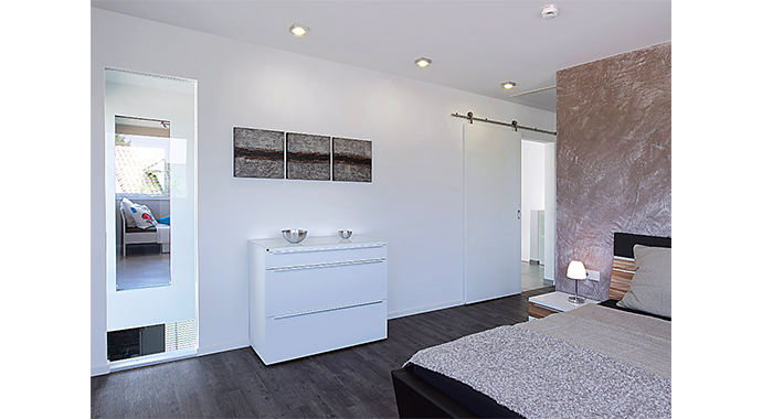 NORDHAUS Fertigbau Musterhaus Mühlheim-Kärlich Schlafzimmer