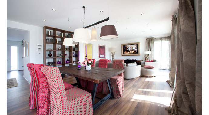 ELK Fertighaus ELK Effizienzhaus 220 Wohnbereich