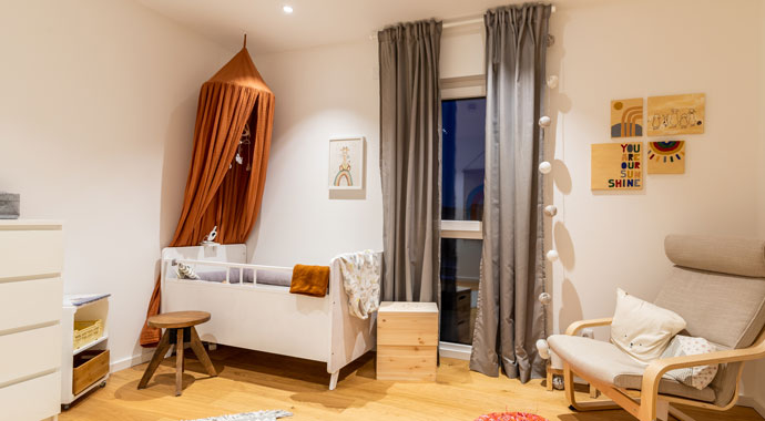 Kinderzimmer KfW 40 Plus Haus von STREIF Haus