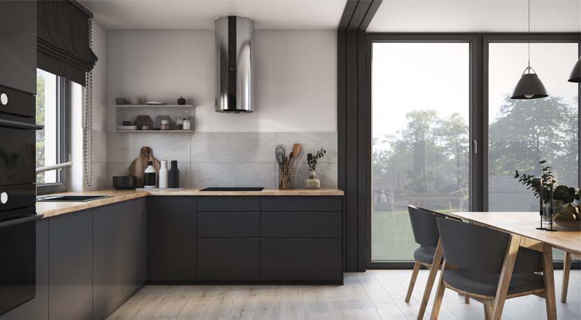 Küche im Bungalow NEXT 80 W