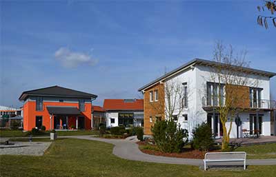 Haas Fertigbau Musterhauszentrum in Falkenberg
