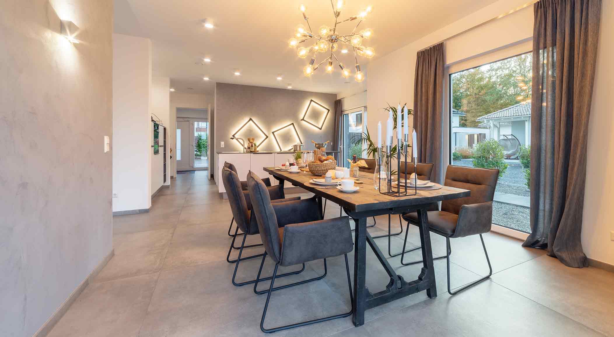 Musterhaus Langenhagen von Okal Haus Essbereich