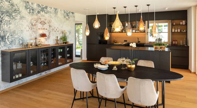 Küche Vitalhaus Liesl von Regnauer Hausbau