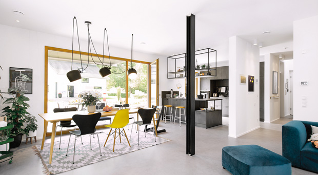 WeberHaus Ausstellungshaus Rheinau-Linx Sunshine Esszimmer