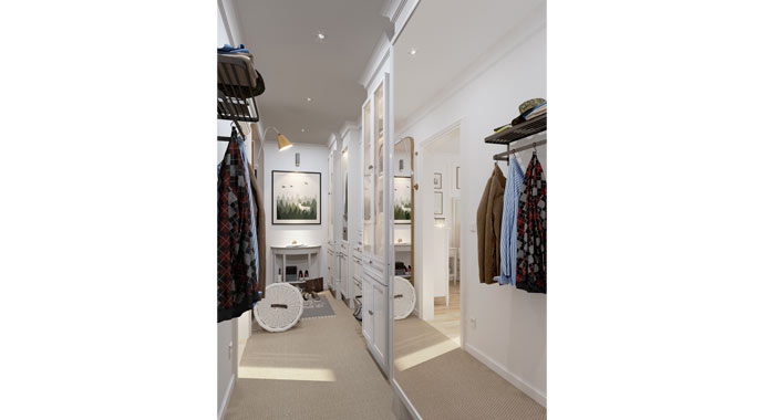 Ankleide Chalet 122 edition von Favorit Massivhaus